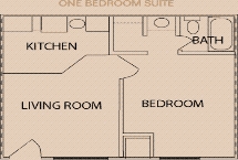 Emerald Suites 1 bedroom suite